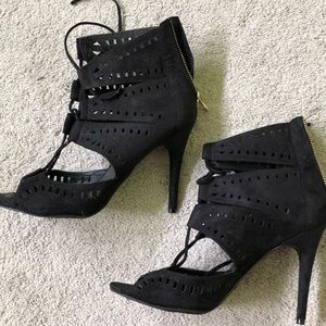Lace up heels